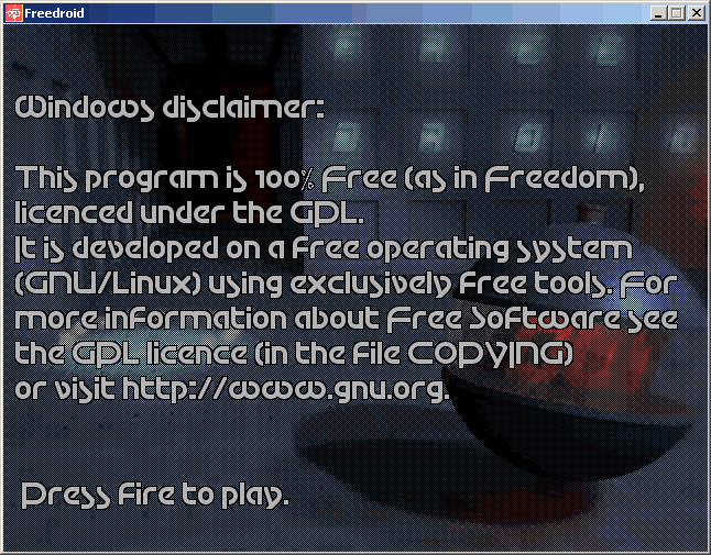 Freedroid (Windows).