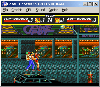 Streets of rage à deux