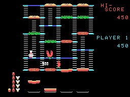 burgertime colecovision